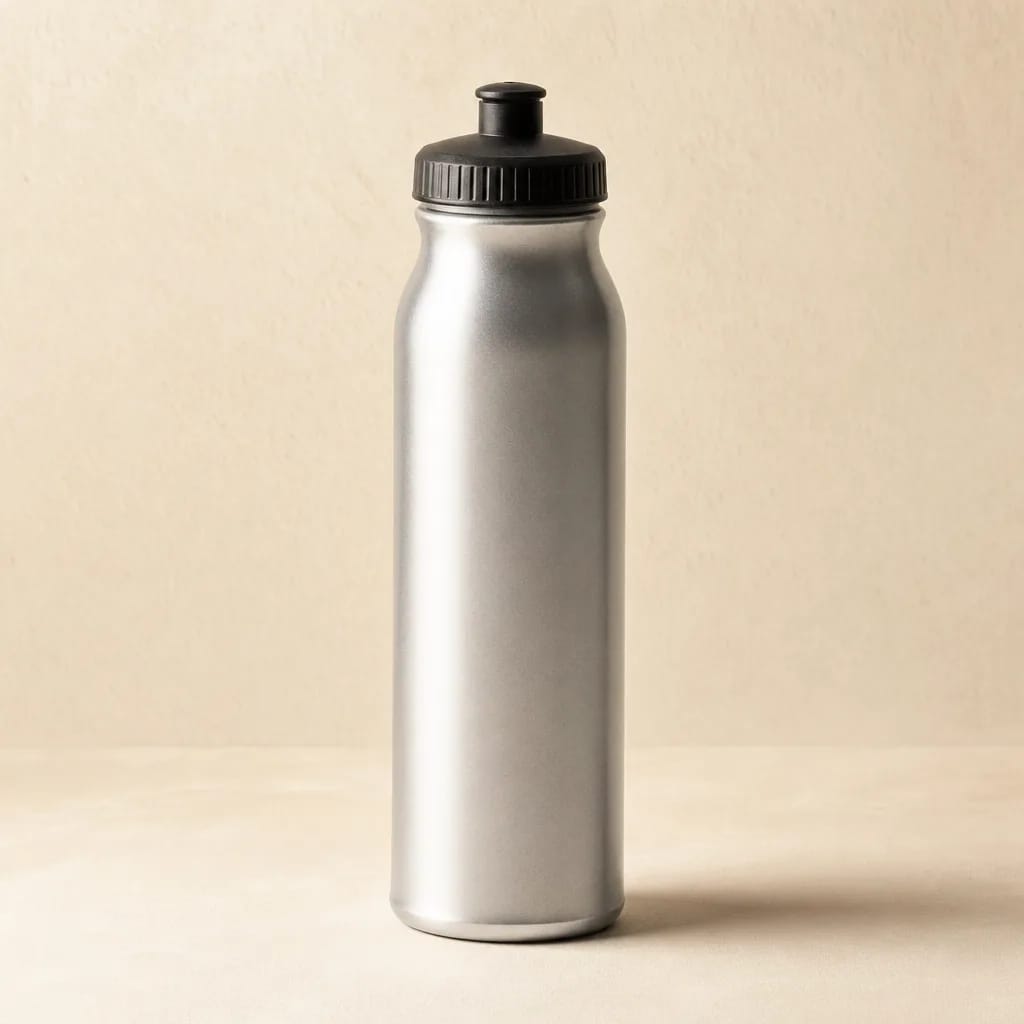 Squeeze de Alumínio 750ml — foto de estúdio