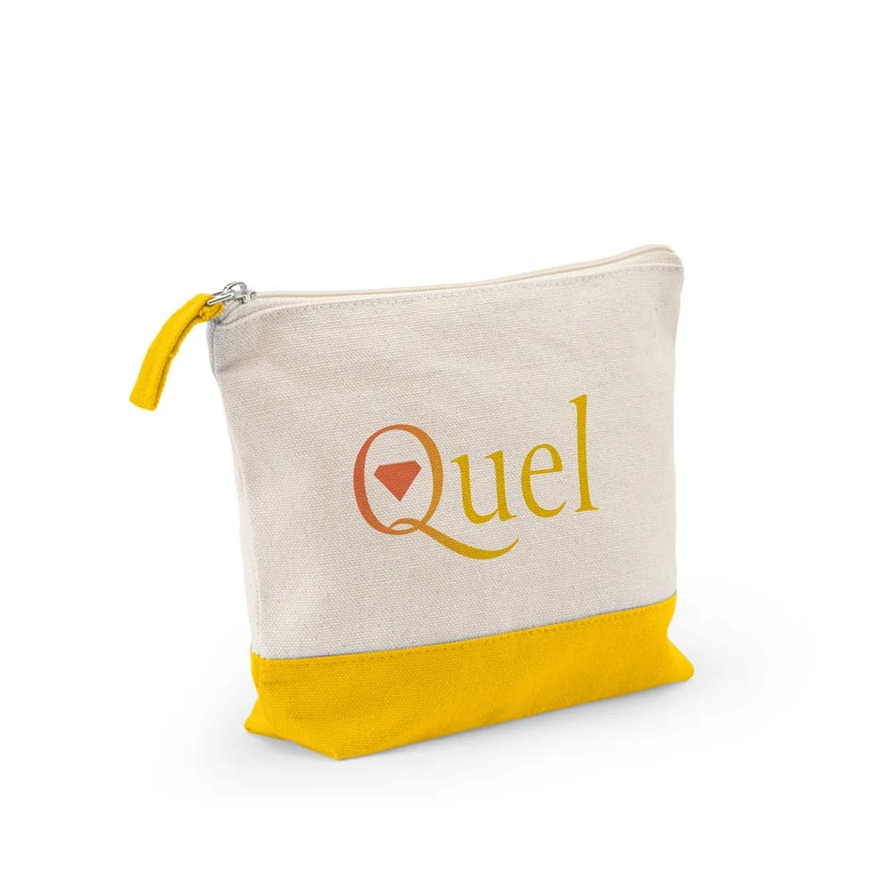 DAPHNE. Necessaire para cosméticos 100% algodão (340 g/m²) bicolor